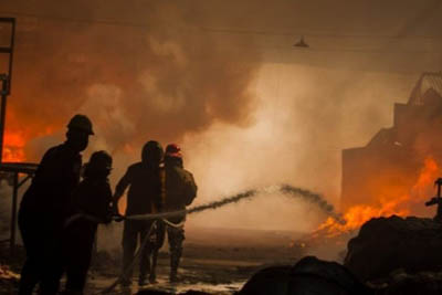 Kebakaran Hebat di Bagansiapiapi, 29 Rumah, Kelenteng dan Mobil Ludes Dilalap Sijago Merah